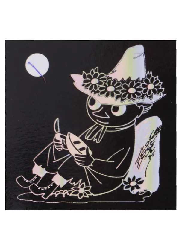 Набор для творчества Lori. Гравюра с голографическим эффектом MOOMIN «Снусмумрик» 2874191 — 1