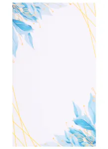 Банкетные карточки  "Blue&Gold" (10шт)