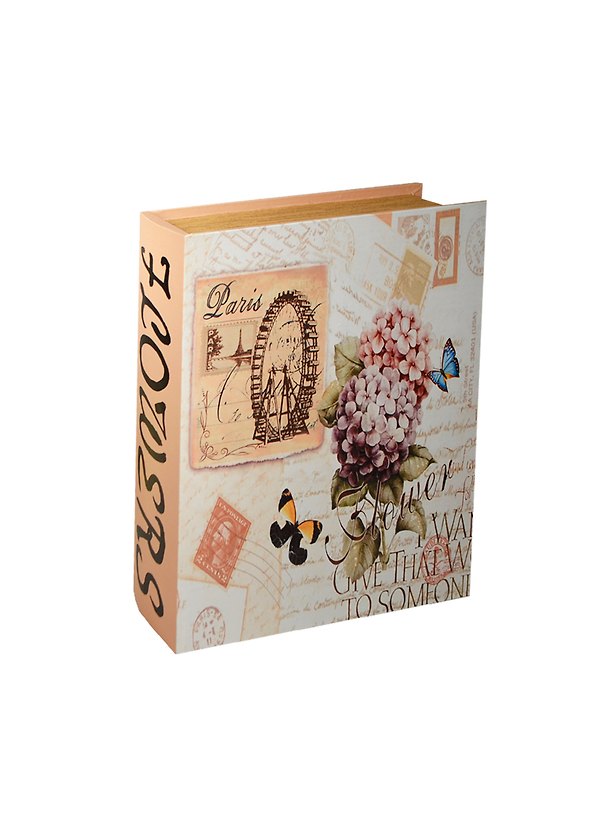 Сувенир, Шкатулка-книга Гортензия (18*13*4,5) 2444877 — 1