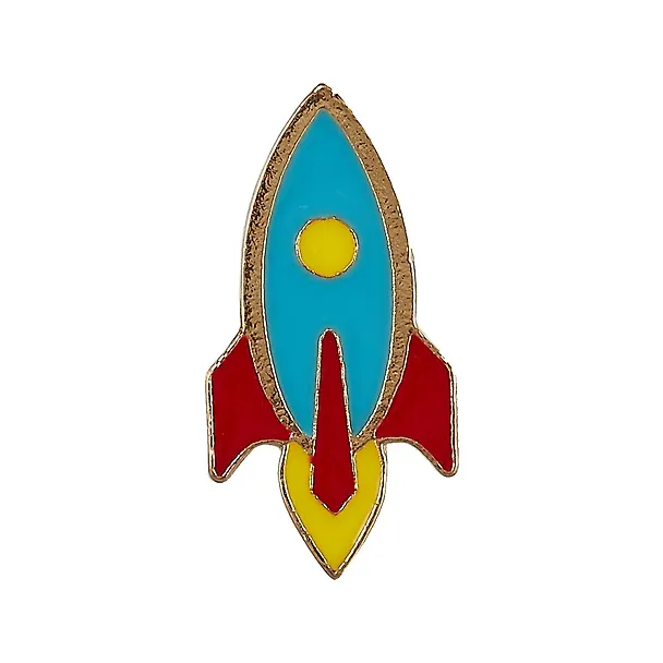 Значок Ракета (металл) (12-08599-019) 2737226 — 2