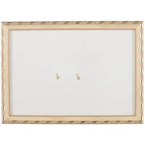 Рама со стеклом, пластик, белое золото, 21 х 30 см