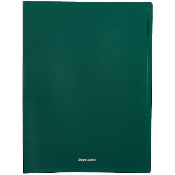 Папка 20ф А4 "Matt Classic" пластик, зеленый, Erich Krause 259535 — 1