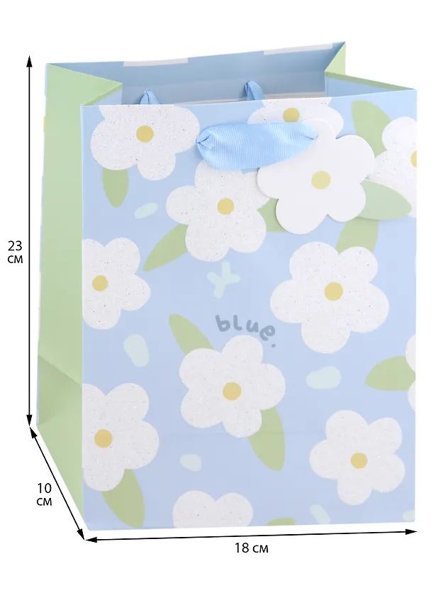 Пакет А5 23*18*10 "Daisy for you" жен., бум.мат.ламинат  2950379 — 2