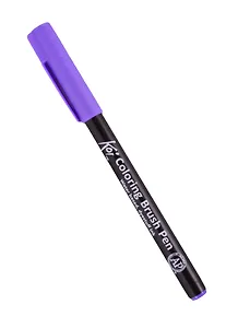 Маркер акварельный "Koi" кисточка №224 Пурпурный светлый