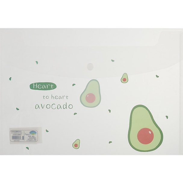 Папка -конверт «Avocado» А4 на кнопке, в ассортименте 253125 — 1