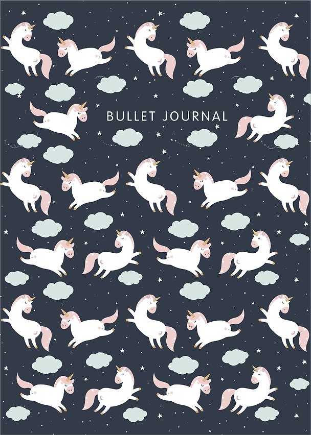 Книга для записей «Bullet Journal. Единороги», А5, в точку, Эксмо 3009760 — 1