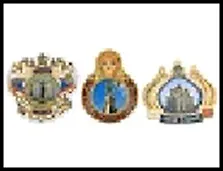 ГС магнит набор полимер Краснодар (3 шт) 16*10 см 260288, набор 2322571
