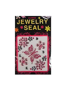 Стразы отдельные на пленке Jewelry Seal (1461-2/13) (розовая бабочка)