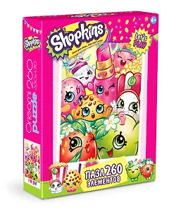 Пазл, Оригами, 260эл 330*470мм Shopkins Селфи 02771