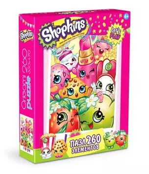 Пазл, Оригами, 260эл 330*470мм Shopkins Селфи 02771 — 332242 — 1