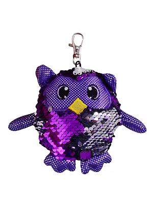 Мягкая игрушка в пайетках Сова, 10см 2689432