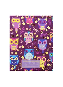 Дневник для ср. и ст.кл. "Орнамент (совы)" интегр.обл., мат.лам., понтон.печать, Unnika