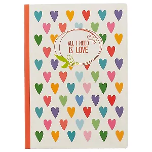 Блокнот «All I need is love», 192 страницы, А5