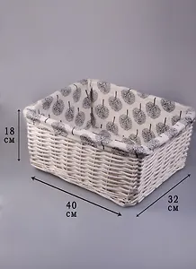 Сувенир, Короб для хранения, Деревца, из плетеных ивовых прутьев, 40*32*18см