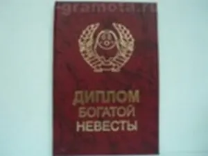 Диплом богатой невесты (AE0000055) (Мастер)