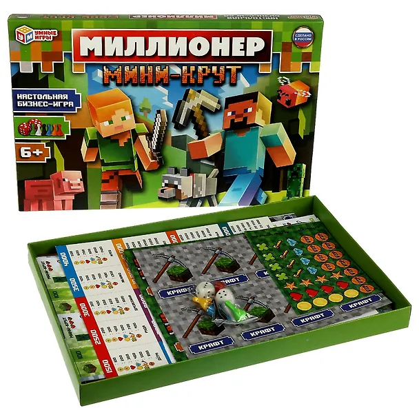 Мини-крут. Миллионер. Настольная бизнес-игра. Умные игры 3119438 — 2