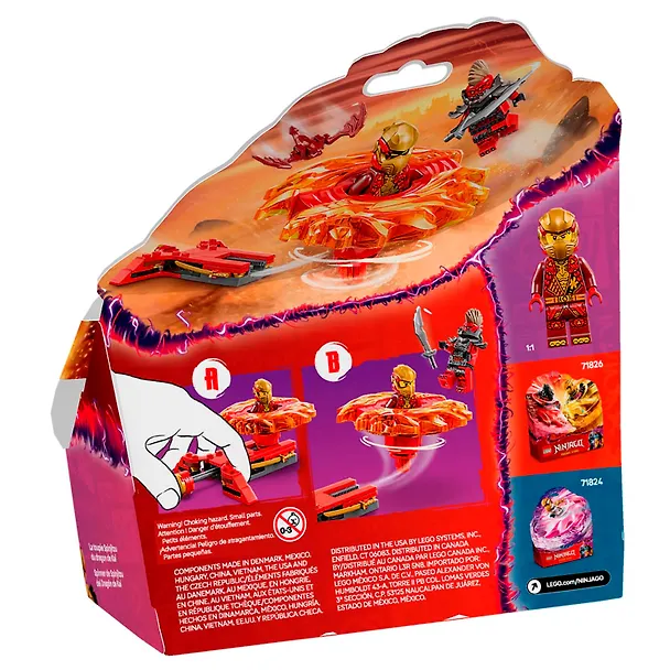 LEGO NINJAGO: Дракон Кая спиннер Кружитцу, 54 детали (71823) 3121295 — 4