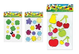 Набор Гелевая мозаика Цветы и фрукты (Т52029) (3 вида) (упаковка)