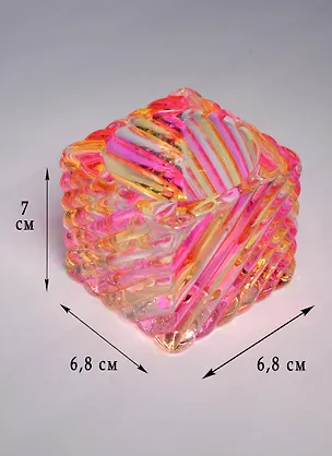 Подсвечник стекло Диагональ (6,5х6,8) (1653719) 2572954