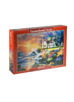 Пазлы 2000 C-200528 Маяк в сумерках (92х68см) (коробка) (Castorland) 2472167