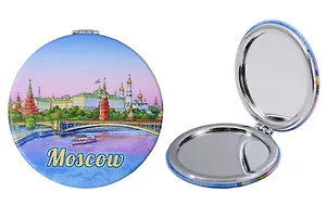Зеркало мягкое Набережная, Кремль (7см) (Москва) (320-17)