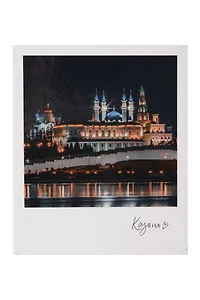 Магнит Ночной Кремль фото (70х85) (Казань) (1188931)