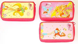 Пенал 2отд. 11*19см, глиттер, WINX