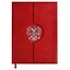Ежедневник недатированный "Флоттер", А5, 160 листов, красный — 260974 — 2