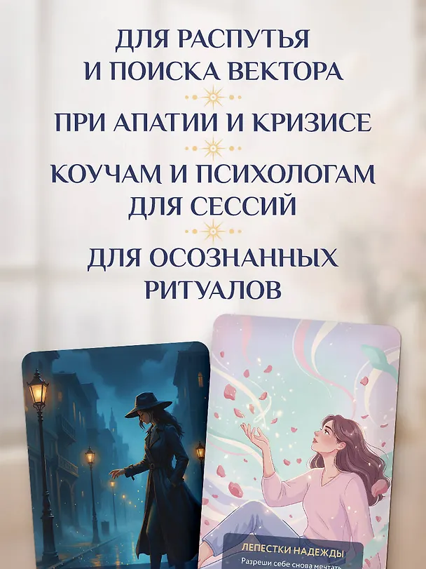 Книга Услышь голос вселенной! 40 метафорических карт с предсказаниями для тех, кому нужен ответ здесь и сейчас () — 9