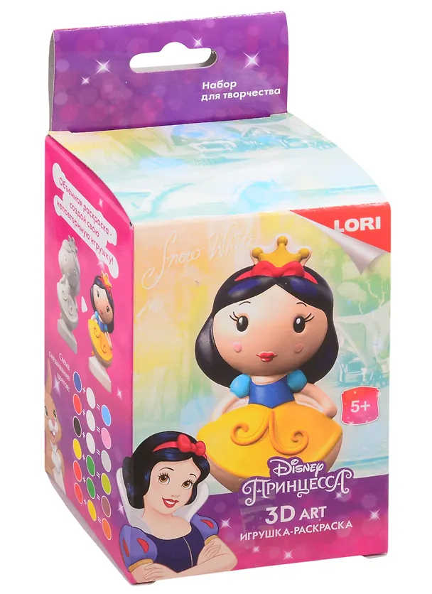 Набор для творчества Lori. Игрушка-раскраска «Disney. Белоснежка» 2842724 — 1