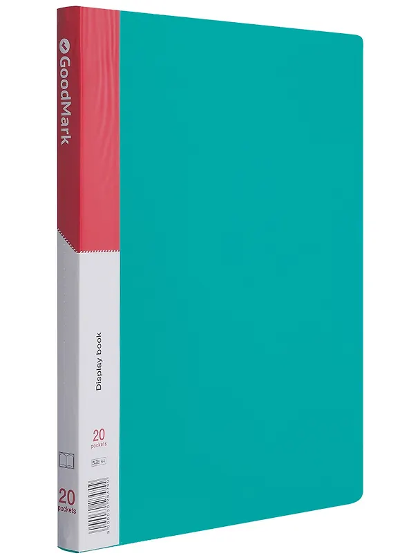 Папка с файлами А4, 20 файлов, в ассортименте, GoodMark 3028470 — 16