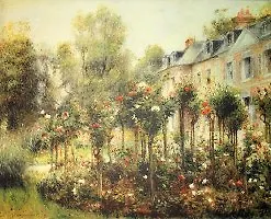 Картина  Сад перед домом (11076)