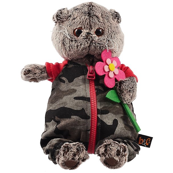 Игрушка мягкая Budi Basa, Басик в камуфляжном комбинезоне Ks19-140 2782259 — 1