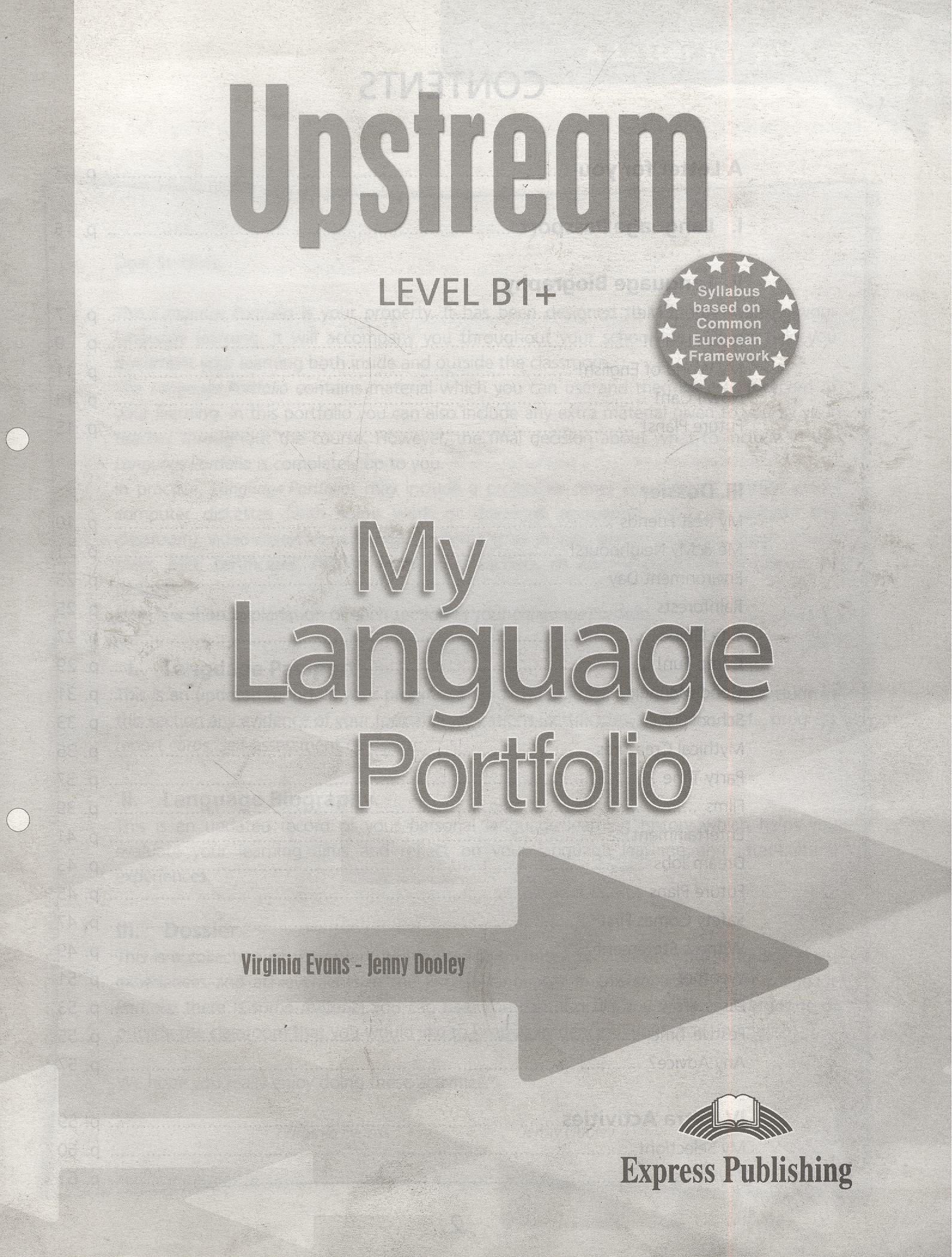 

Upstream B1+ Intermediate. My Language Portfolio