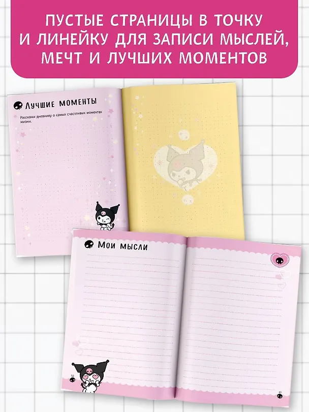 Книга Kuromi. Личный дневник с наклейками () — 9