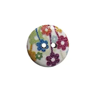 Декоративные пуговицы Цветы 18мм, 5шт, цвет 13 HS001048 333746