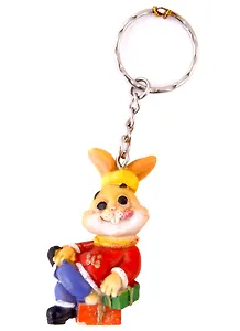 Сувенир, Oldena, Брелок "Заяц", 5,5 см, керамический, в ассортименте