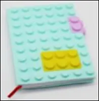 Блокнот/Ежедневник "Лего" Бирюзовый (0101241) (Еж Стайл)