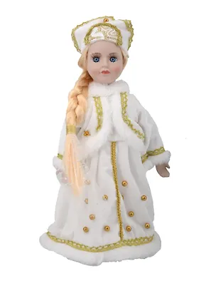 Фигурка Снегурочка (текстиль, керамика) (17,5x20,5x32) (95183) 3134535