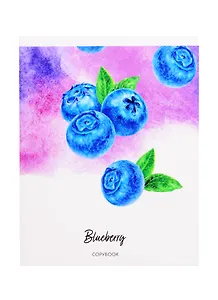 Тетрадь в клетку Listoff, "Акварельная живопись", 96 листов, в ассортименте