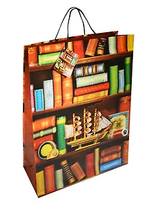 Пакет подарочный бумажный А3 33*45,5 ламинат, универ.тематика, ассорти AA, Арт-Дизайн