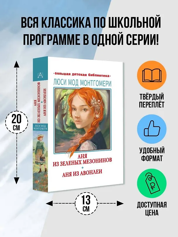 Книга Аня из Зеленых Мезонинов. Аня из Авонлеи (Люси Мод Монтгомери) — 4