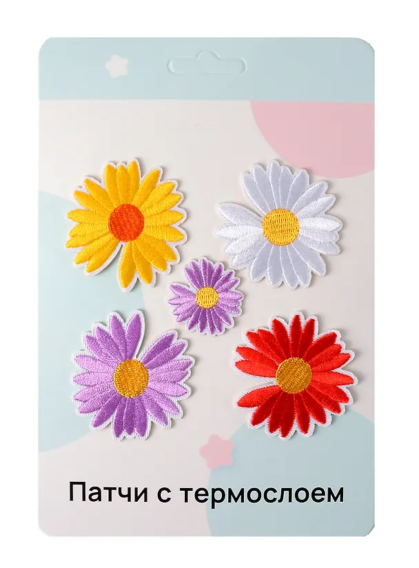 Нашивки «Ромашки», термонаклейки 3059140 — 1
