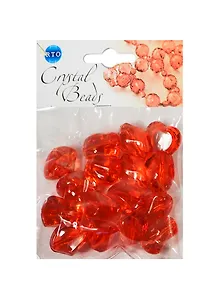 Набор бусин Кристальная игра Камешки красные (CRP146) (упаковка)