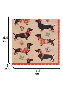 Набор салфеток для декупажа Модники (611608/611548) (2 шт.) (3+) (упаковка)