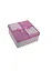 Коробка подарочная 18*18*8,4см, картон, декор.бант, сиреневая, Хансибэг — 230134 — 2