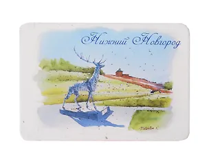 Магнит картон Скульптура Олень (Нижний Новгород) (МК/401/009) 3125624