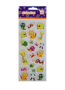 Наклейки объемные Фауна (FD060064) (C22588) (8,8х15см) (ассорти) (5 дизайнов) (упаковка)