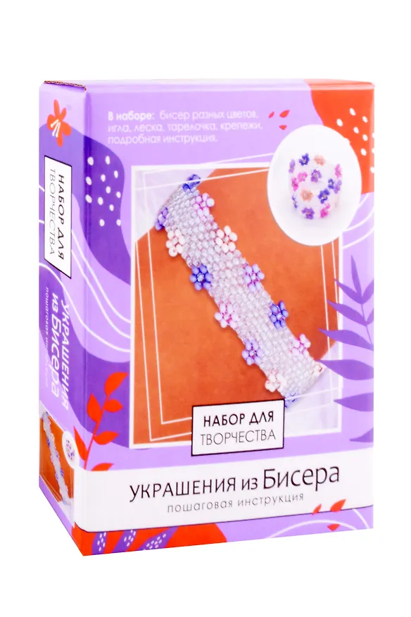 Набор для создания украшений из бисера «Нежность», Origami 3036429 — 1