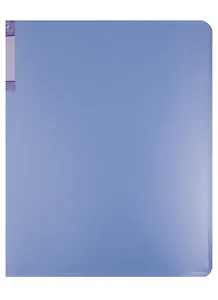 Папка A4 60ф "Gems" голубой, пластик 0,7мм